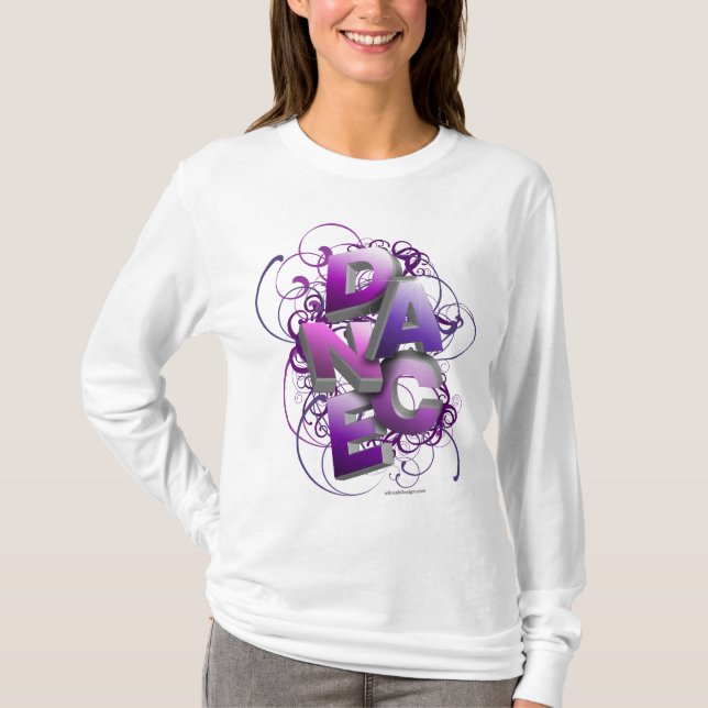 T-shirt danse 3D (été) (Devant)