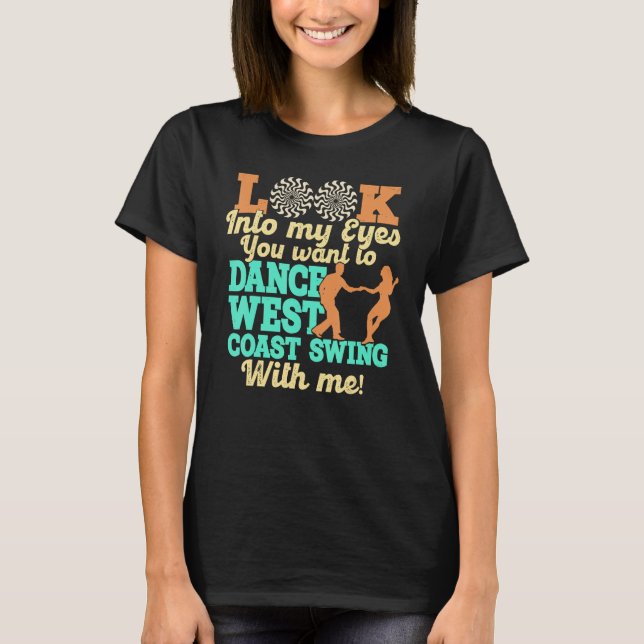 T-shirt Danse à voile de la côte ouest (Devant)