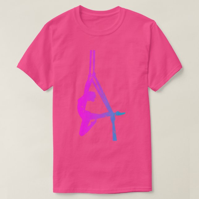 T-shirt Danse Aérienne De Soie Sur La Poitrine Gauche Aéri (Design devant)