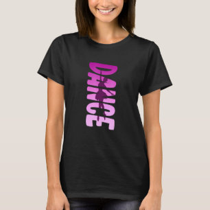T-shirt Danse Amour Fille Ballerina Danse Ballet Lover gra
