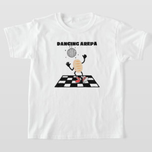 T-shirt Danse Arepa drôle Bilingue Bilingue Arepa Vénézuél