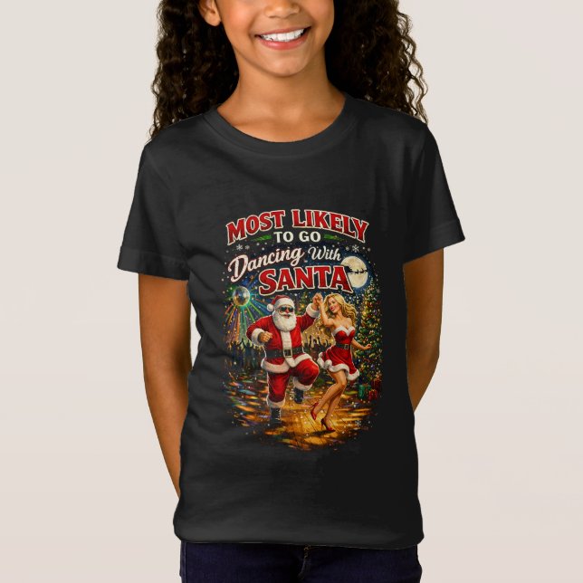 T-Shirt Danse avec le Père Noël (Devant)