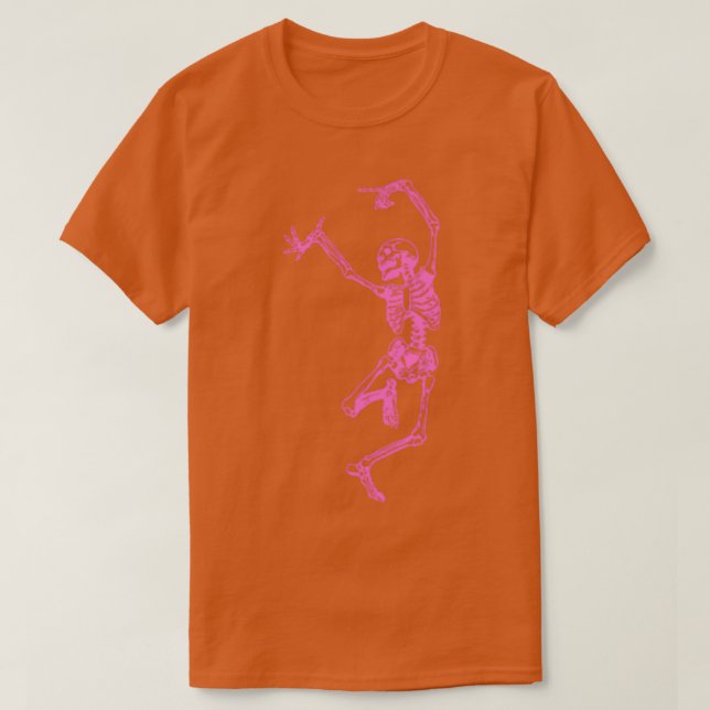 T-shirt Danse Avec Mort Rose (Design devant)