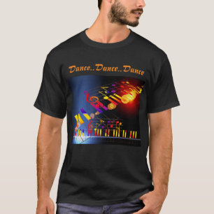 T-shirt Danse Black Clubs Music