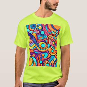 T-shirt Danse colorée Joyeuse Chaotique