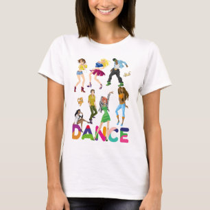 T-shirt Danse colorée Positive Funny positif