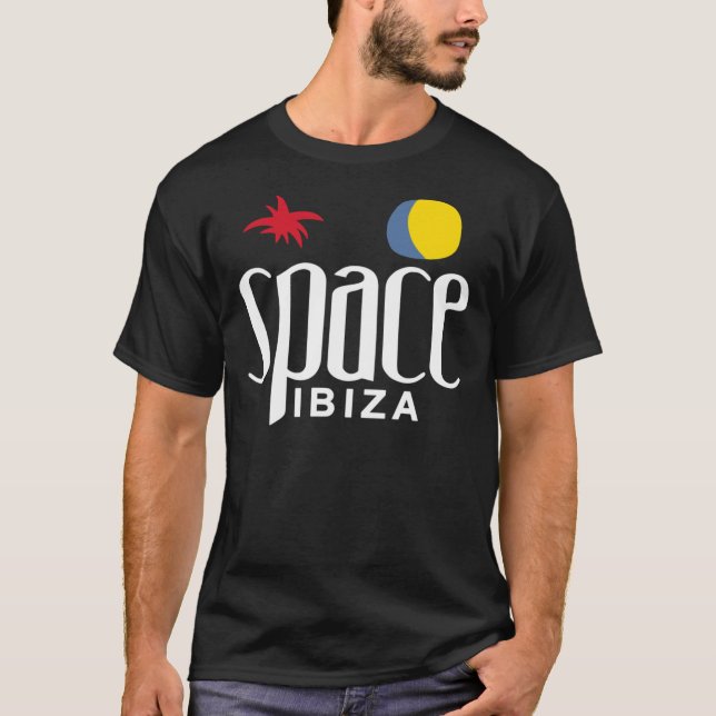T-shirt Danse comme dans Space Ibiza Club noir - Espagne E (Devant)
