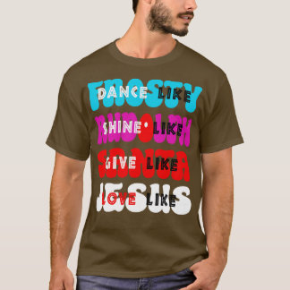 T-shirt Danse Comme Frosty Shine comme Rudolph Donner comm