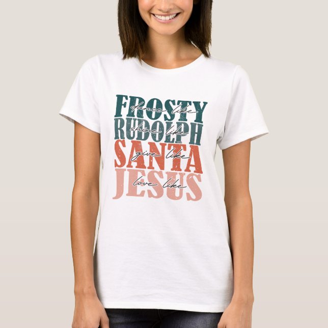 T-shirt Danse Comme L'Amour Froide Comme Jésus (Devant)