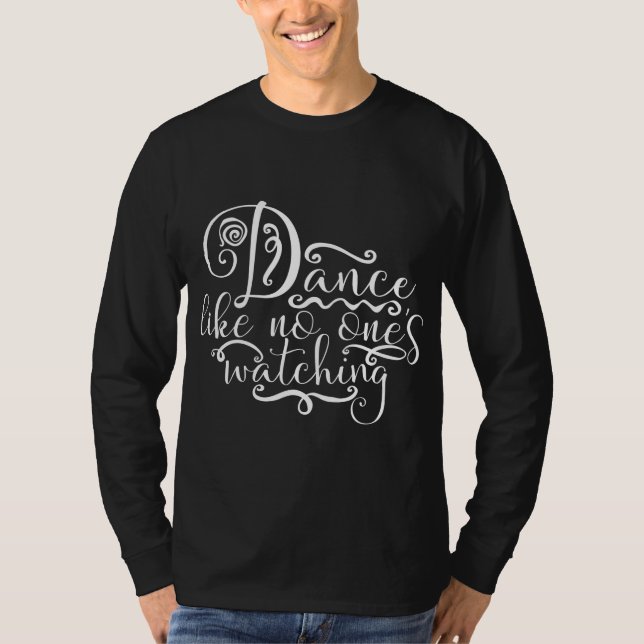 T-shirt Danse comme personne ne regarde les ours dansants (Devant)