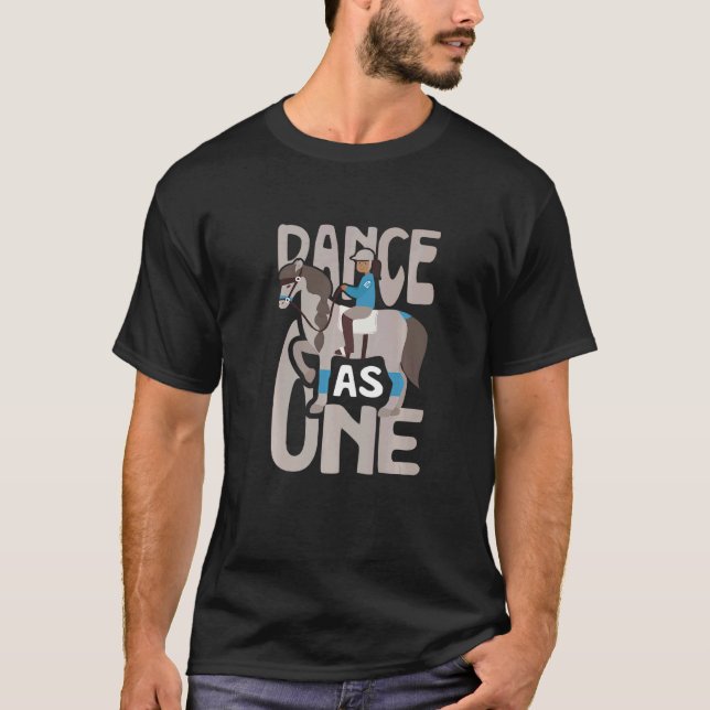 T-shirt Danse Comme Un Cheval De Dressage (Devant)
