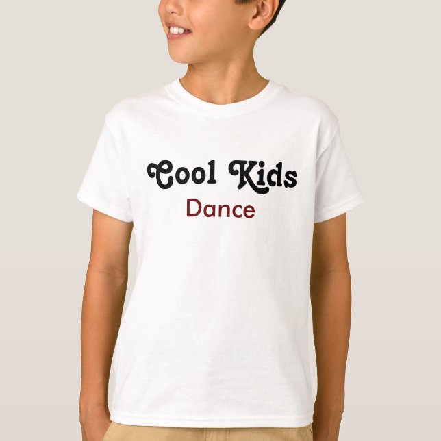 T-shirt Danse cool pour enfants (Devant)