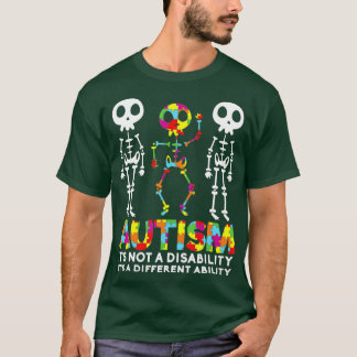 T-shirt Danse crâne Sensibilisation sur l'autisme Maman Pa