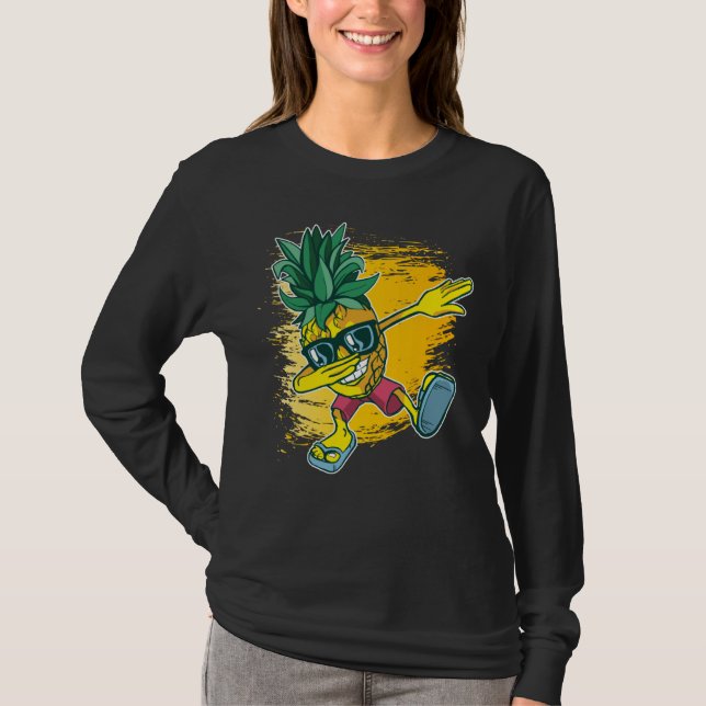 T-shirt danse dab dabant ananas (Devant)