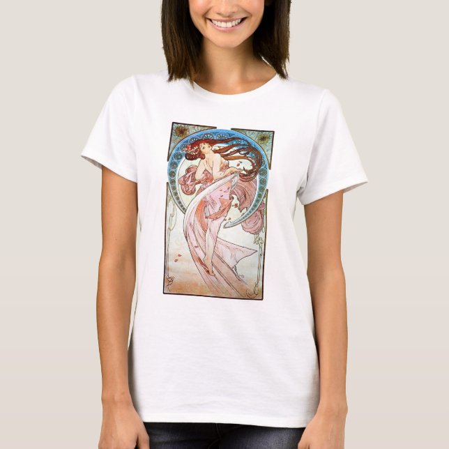 T-shirt Danse d'Alphonse Mucha (Devant)