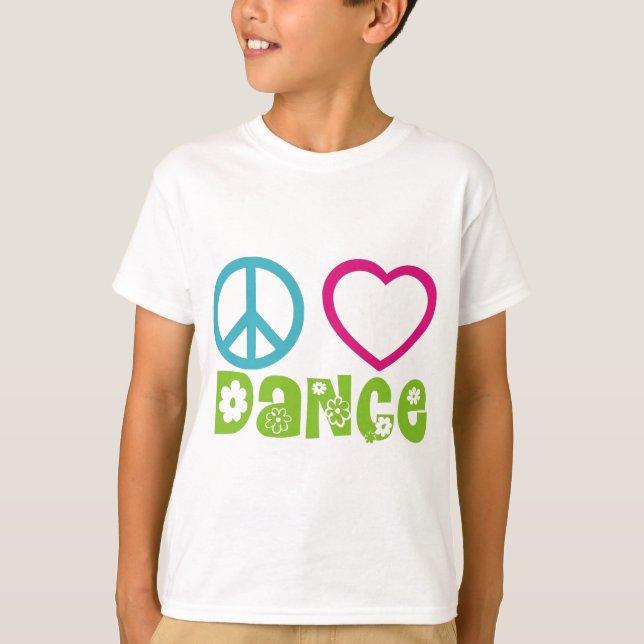 T-shirt Danse d'amour de paix (Devant)