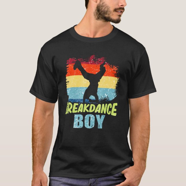T-shirt Danse Danser Dancing Breakdance Boy 5 (Devant)