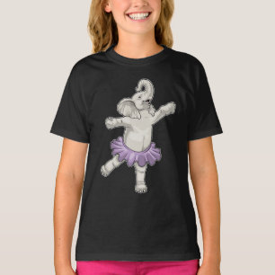T-shirt Danse de ballet de ballerine éléphant