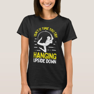 T-shirt Danse de cerceau aérien Accrocher Danseur de cirqu