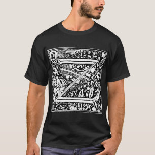 T-shirt Danse de chemise de la lettre Z de la mort