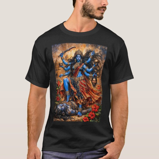 T-shirt Danse de Kali sur Shiva (Devant)