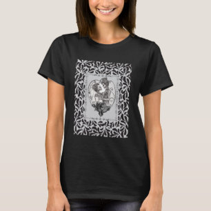 T-shirt Danse de mariage d'un couple amoureux squelettique