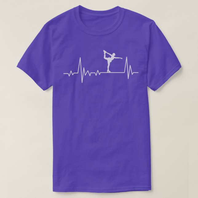 T-shirt Danse de patinage sur glace Figure Coeur Point Ryt (Design devant)