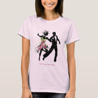 T-shirt Danse de salon de couples de silhouette