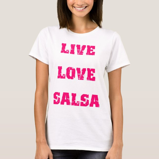 T-shirt Danse de Salsa (Devant)