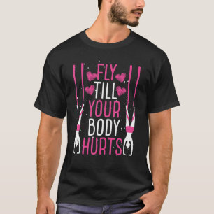 T-shirt Danse de soie aérienne Gymnastique Acrobat Cirque 
