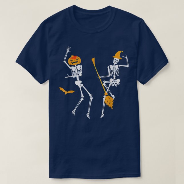 T-shirt Danse de sorcière citrouille de la mort Macabre Sk (Design devant)