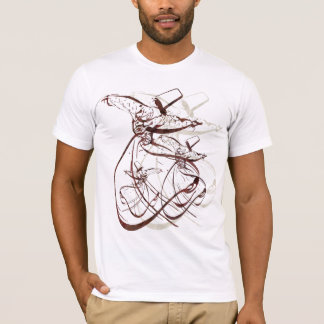 T-shirt Danse de tourbillonnement de Nastaleeq Sufi