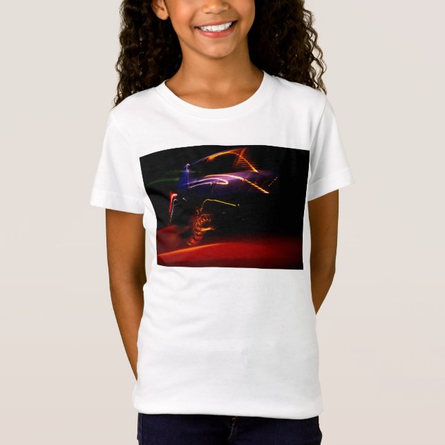 T-Shirt danse de voiture violette (Devant)