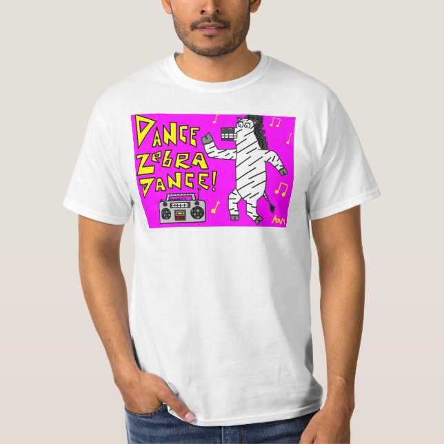 T-shirt Danse de zèbre de danse ! (Devant)