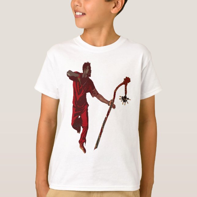 T-SHIRT DANSE D'ELEGGUA PAR LIZ LOZ (Devant)