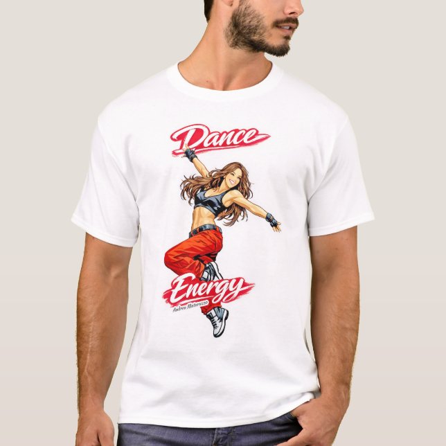 T-shirt Danse d'énergie et de liberté (Devant)