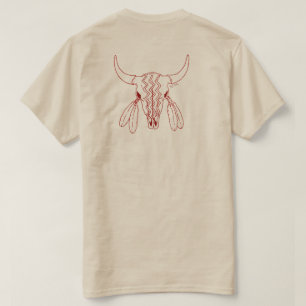 T-shirt Danse du fantôme rouge ligne de femmes de Buffalo 