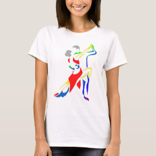 T-shirt Danse en couleur