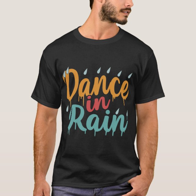 T-shirt Danse en pluie (Devant)