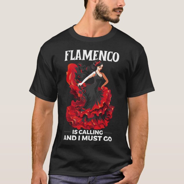 T-shirt Danse flamenco Danse espagnole Espagne Flamenco Da (Devant)