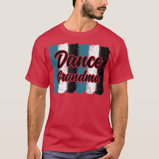 T-shirt Danse Grandma Brush Strokes Dancing For Mother's D