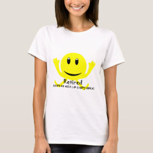 T-shirt DANSE HEUREUSE JAUNE "retirée"
