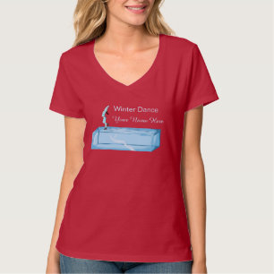 T-shirt Danse hivernale sur glace personnalisée