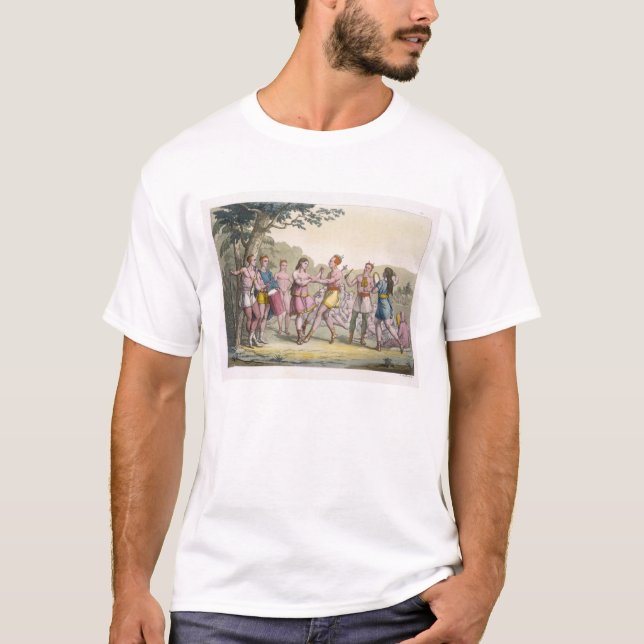 T-shirt Danse indienne canadienne le soir (engra de (Devant)