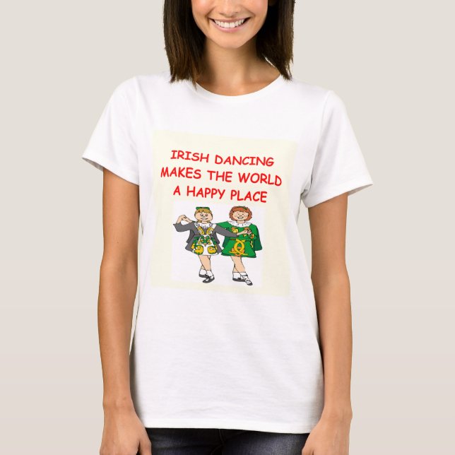 T-shirt danse irlandaise (Devant)