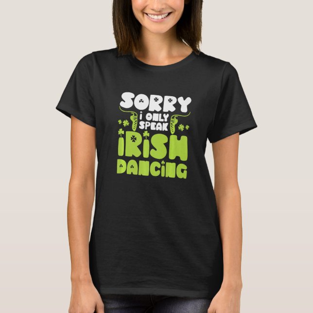 T-shirt Danse irlandaise Ceili Reel Dance Feed Irish Step  (Devant)