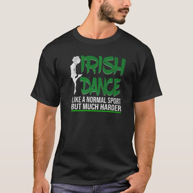 T-shirt Danse Irlandaise Comme Un Sport Normal Mais Beauco (Devant)