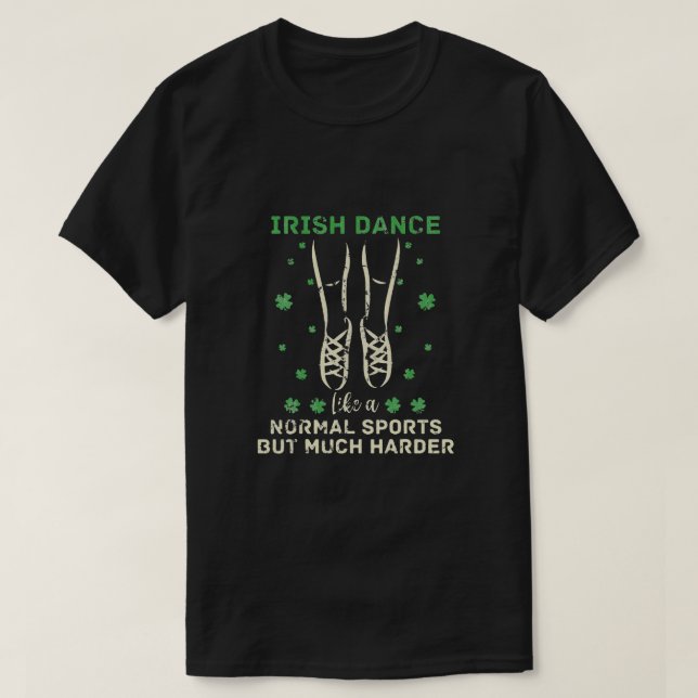 T-shirt Danse Irlandaise Comme Un Sport Normal Mais Beauco (Design devant)