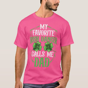 T-shirt Danse Irlandaise Mon Danseur Irlandais Préféré Pap