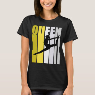 T-shirt Danse Jaune Queen Girls Anniversaire Concours Coac